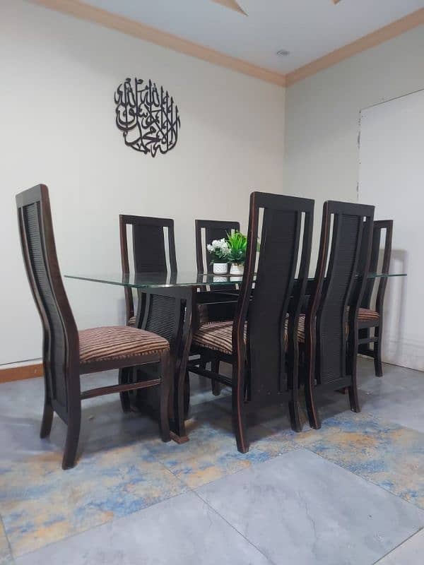 Dining Table with 6 Chairs 6