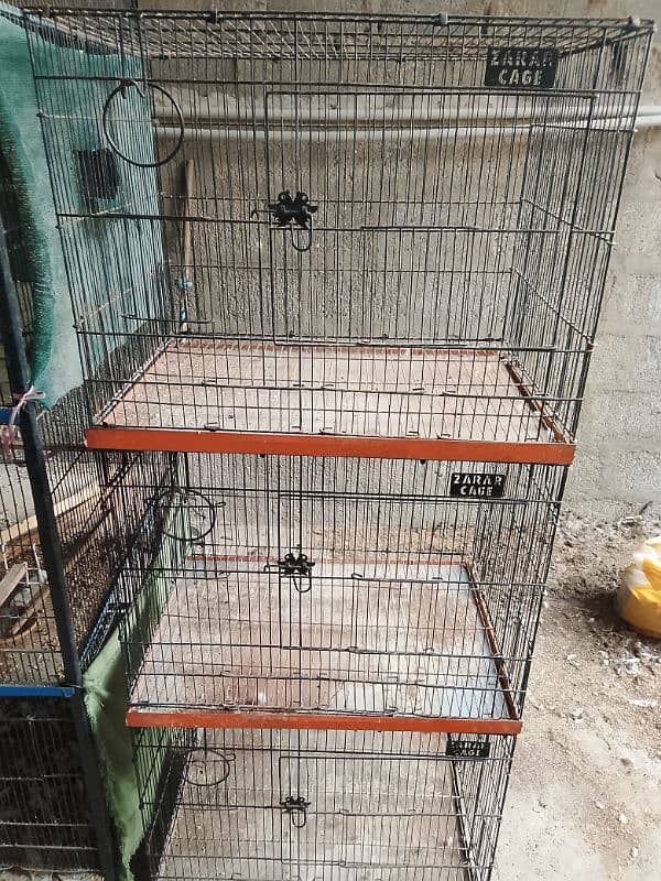 used cages for sale condition ok hai READ DESCRIPTION 0