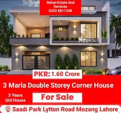 3Marla Almost New Double Storey House For Sale At Lytton Road Lahore.