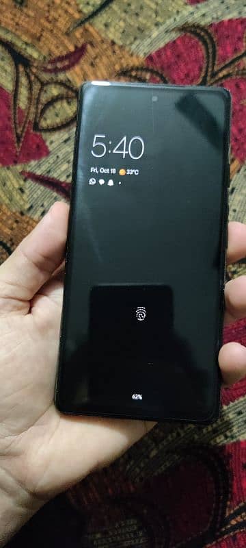 Google pixel 6a condition 7.5/10 but water pack (realible phone) 5