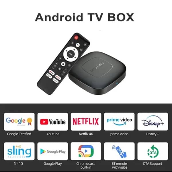 American Android Tv Box ( 8Gb Ram -128Gb Memory ) Free Live Tv channel 1