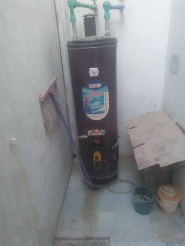 new geyser only 1 time used and 35 liter gallen 2