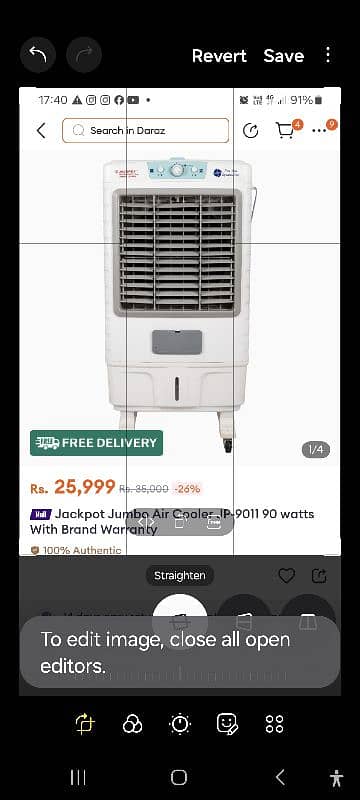 Jackpot Evaporative Room Cooler 5