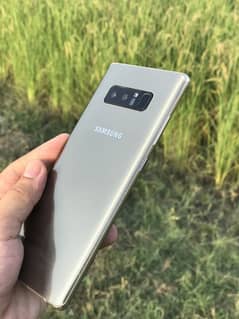 Samsung note 8 single sim offical shade or crack hai or koi masla nh