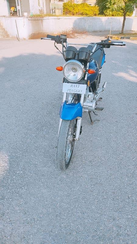 125 Bike self start Islamabad number ( Ravi Piaggo) 1