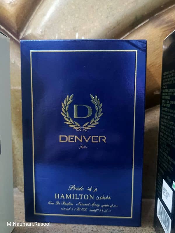 Denver perfume 100ml caliber  and imperial and Pride 2