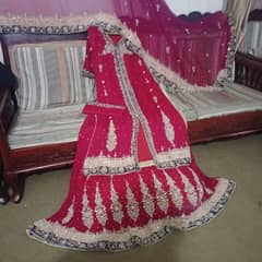 bridal lenga pink ish red 0