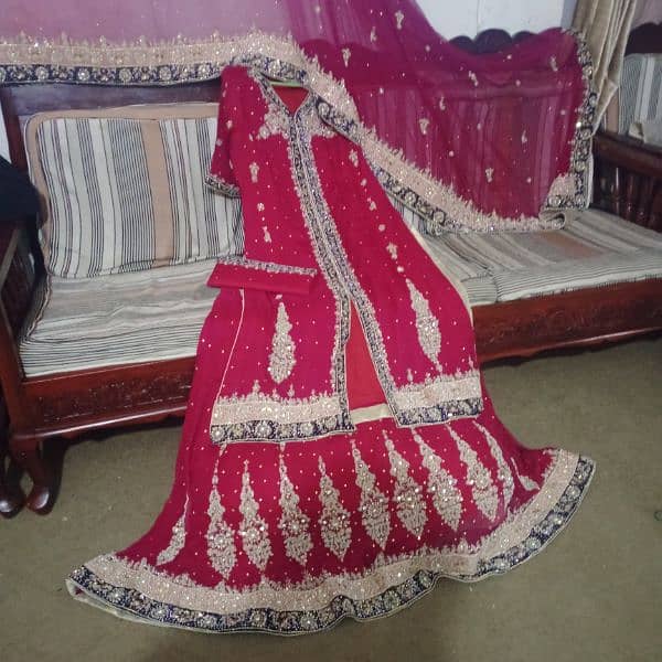 bridal lenga pink ish red 0