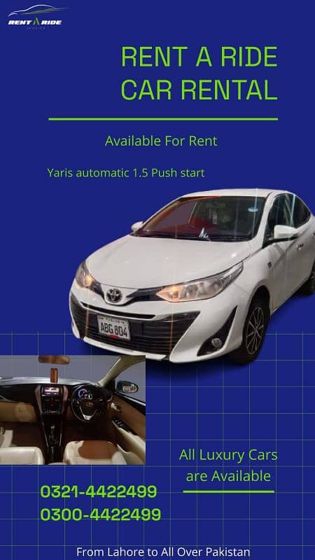 Rent a Car/Car Rental/SELF DRIVE RENT A CAR WITHOUT Driver/Honda/Yaris 6