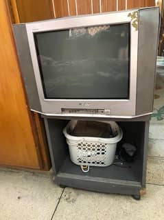 Sony Tv 21 inches with Trolly