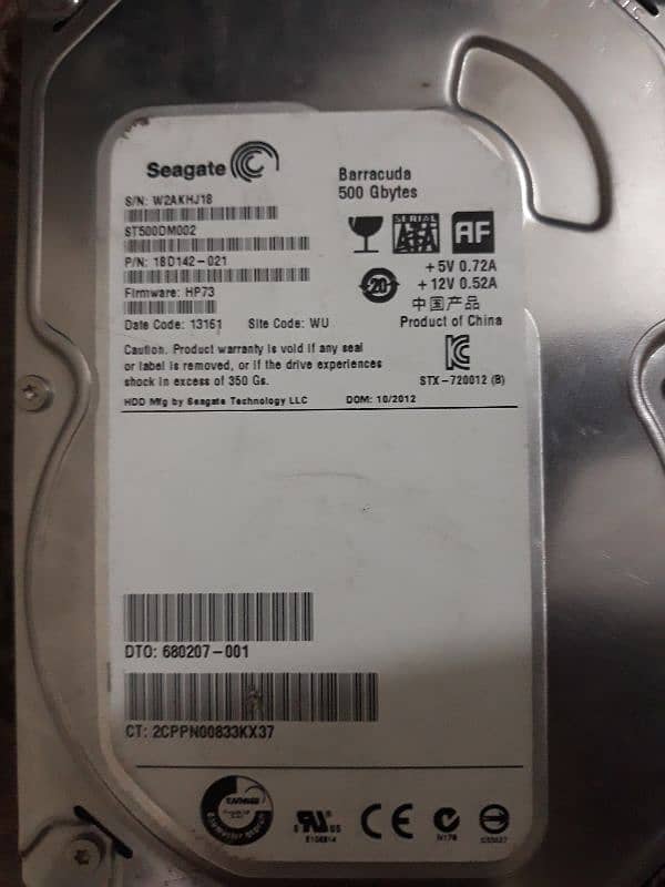 Seagate 500gb hard drive + Samsung 128gb ssd combo 2gb ddr3 ram 1