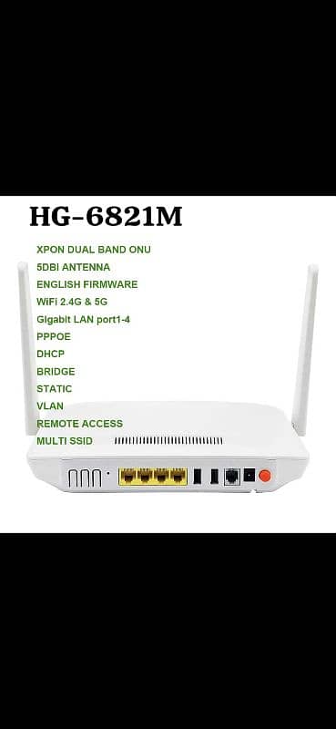 Fiberhome Dual Band xpon wi-fi router 3