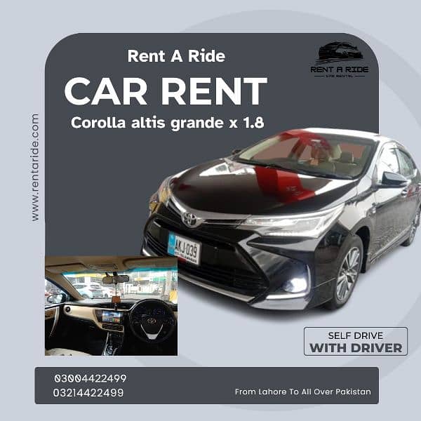 Gli Rent a car/Car rental/Corolla Gli self drive/Rent a car 8