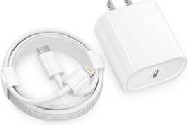 Charger with cable type c to lightening