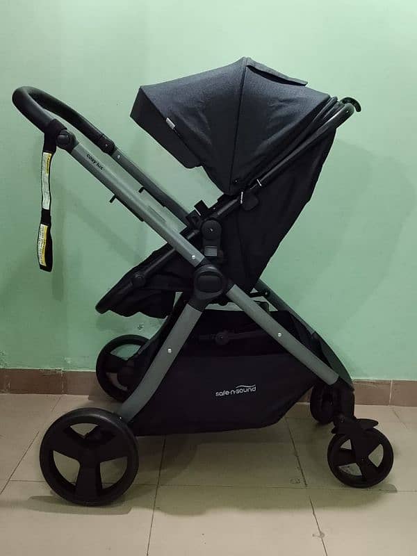 UK Imported Stroller + Bassinet Cot 1