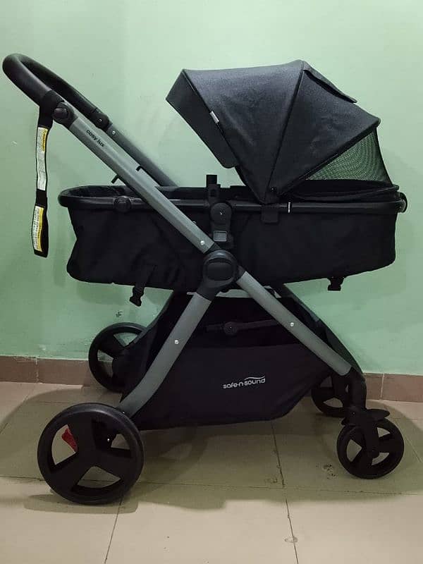 UK Imported Stroller + Bassinet Cot 2