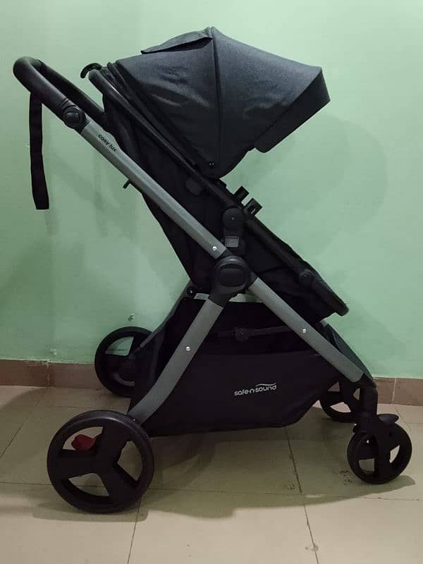 UK Imported Stroller + Bassinet Cot 4