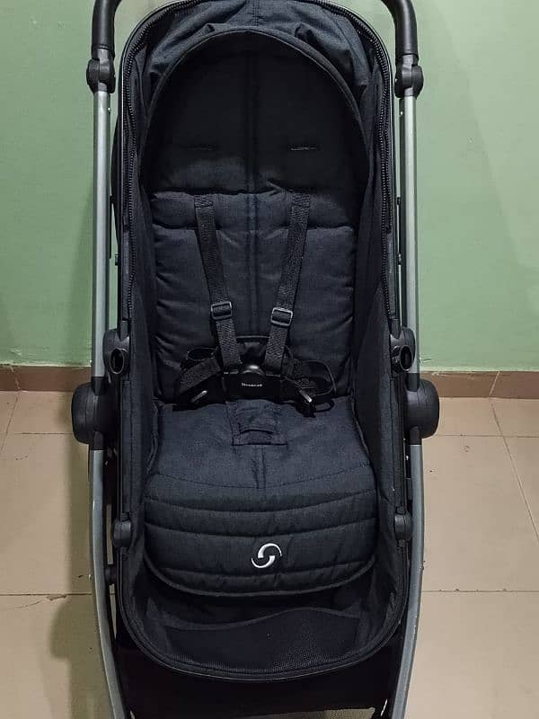 UK Imported Stroller + Bassinet Cot 6