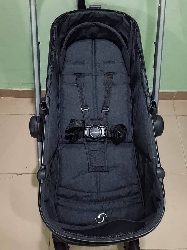 UK Imported Stroller + Bassinet Cot 7