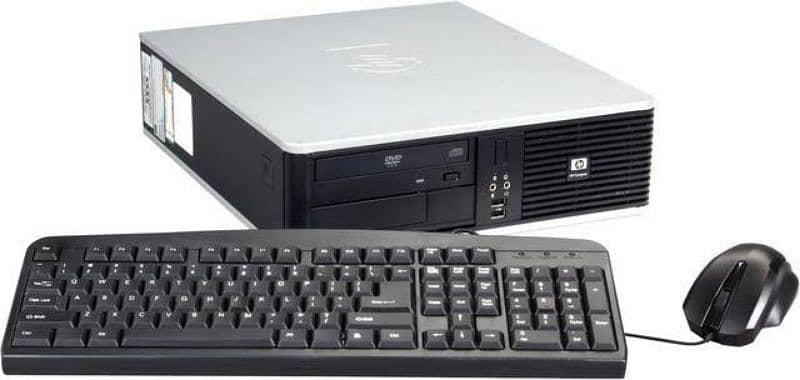 HP Core 2 Duo Compaq DC7900 and HP Pavilion F1523 with complete setup 0