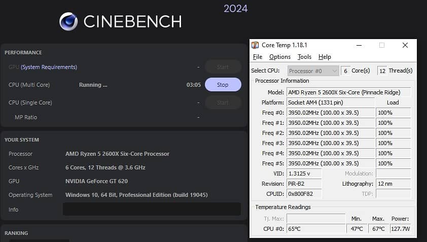 Gaming PC | Ryzen 2600X B450 850W 32GB Ram Corsair 780T Nvidia GT620 8