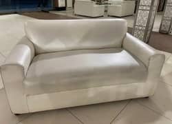 2seater white sofa sets 0