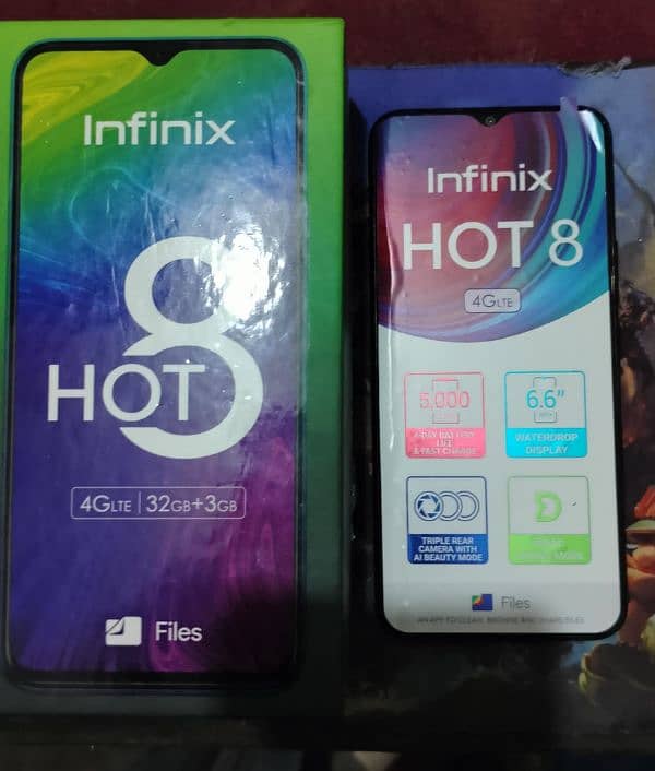 Infinix Hot 8 With Box 0