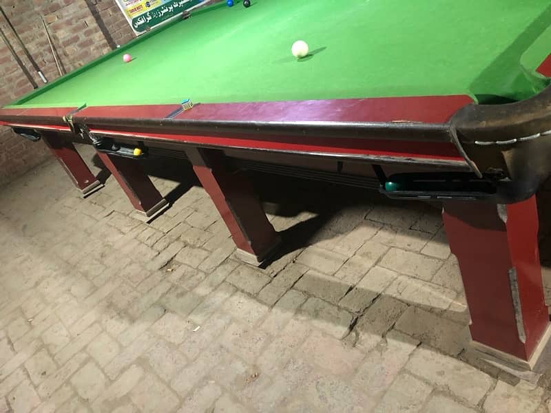 snooker table 6/12 3