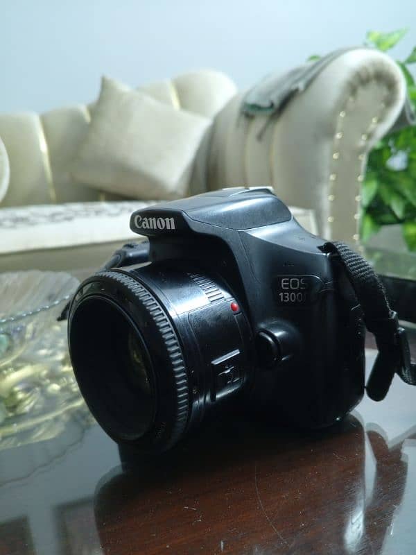 Canon 1300D with portrait Lens 2