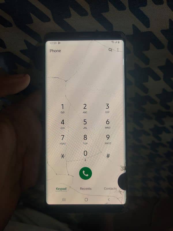 Samsung note 8.6/64. . 8/10 front glass break. 4