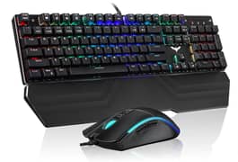 RGB Backlit 104 Key Programmable Mechanical Keyboard & Mouse Combo