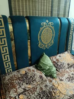 bed set with two side tables and sety