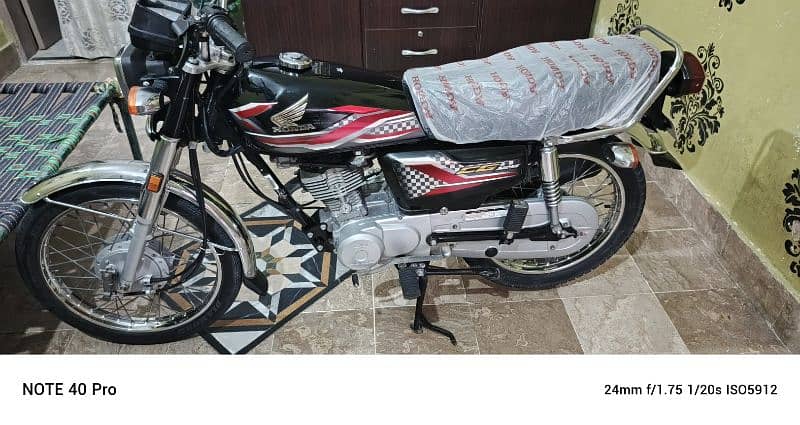 Honda CG 125 2024 Karachi Number 0