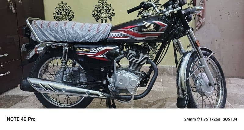 Honda CG 125 2024 Karachi Number 3