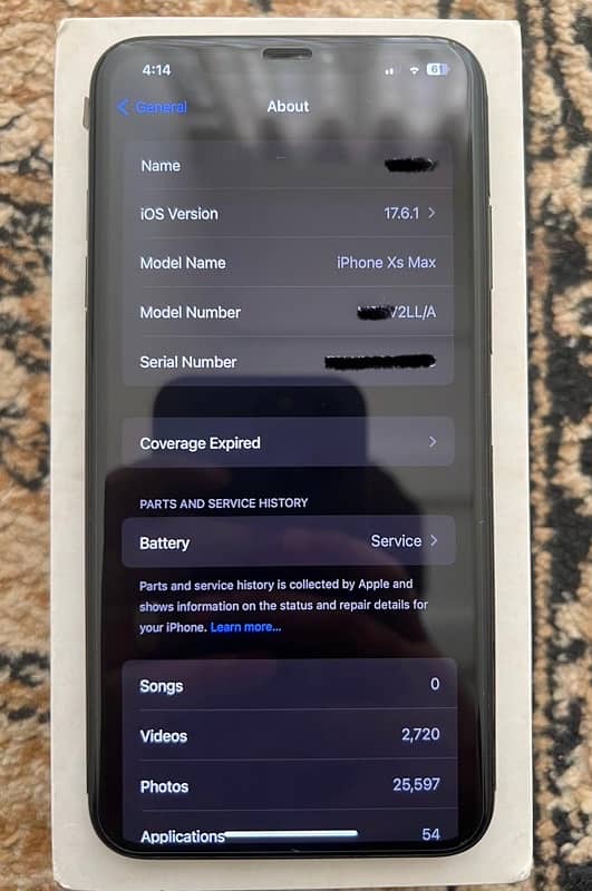 IPHONE XS MAX 64GB WATERPACK PTA APPROVED IN SUPERB MINT CONDITION!!! 11