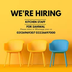 Fast Food Restaurant Staff Needed