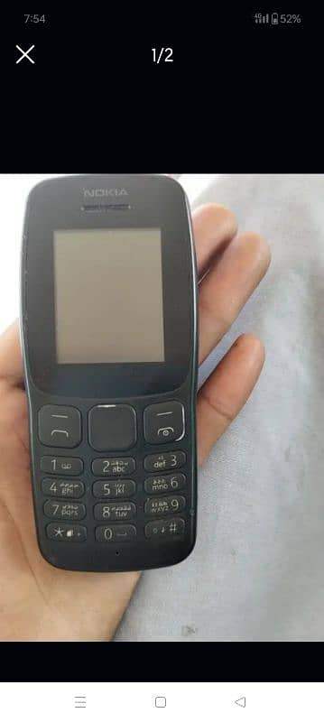 Nokia 106 double sim original battery body original. mobile what's app 1