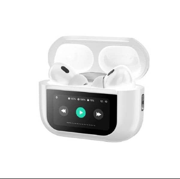 Touch screen Enc/Anc wireless earbuds - Display with multifunction 1