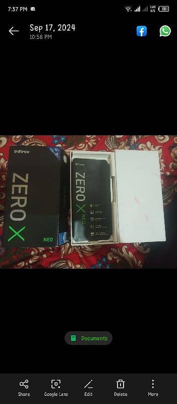 infinix zero X new 8GB + 3 RAM 128 GB storage G 95 processor with box 2