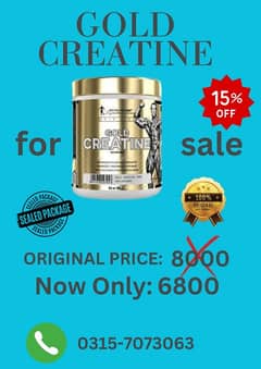 100% original Gold creatine