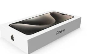 IPHONE 15 pro max new box pack