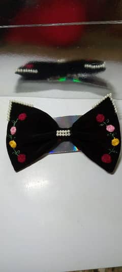 Handmade Embroidery Hair Bows