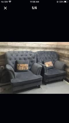 5 seeter sofa new condition hai and carton b new condition mein hai 0