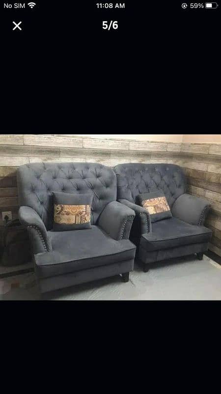 5 seeter sofa new condition hai and carton b new condition mein hai 0