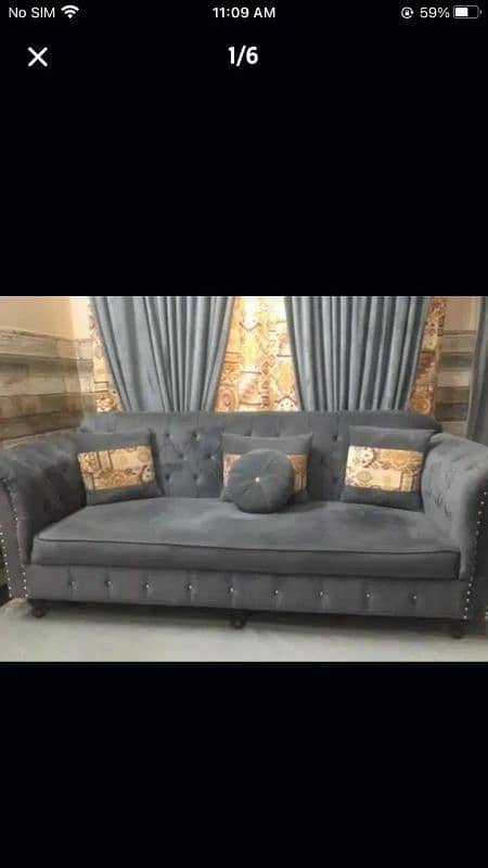 5 seeter sofa new condition hai and carton b new condition mein hai 3