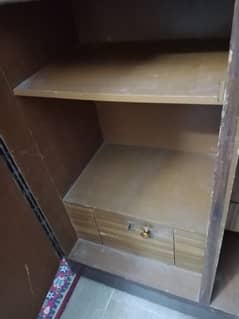 2 door wooden cupboard 0