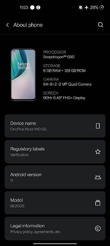 OnePlus Nord N10 5G 7