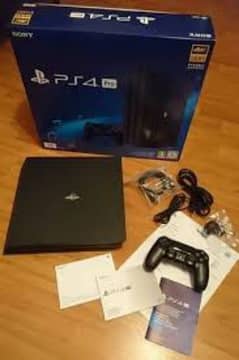 game PS4 pro 1 TB complete box 10/10