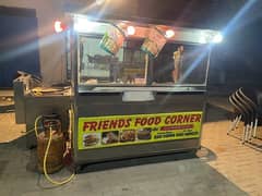 Burger Counter + Double Fryer + Freezer for sale