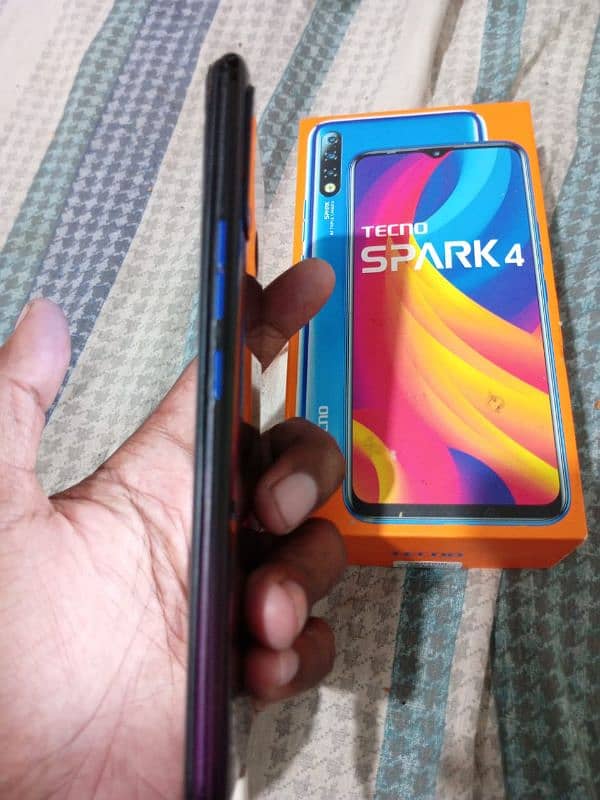 TECNO SPARK 4 ALL OK SET  ARJENT SALE  BOX AVAILABLE 2